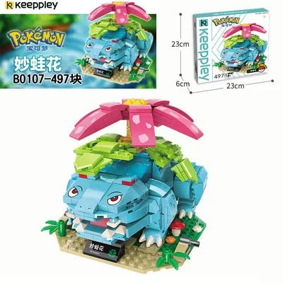 Pokemon Character Evolution Series Part 1 | Charizard Blastoise Venusaur Gyarados Mewtwo - Building Blocks Toy Collections KawaiiGiftLand