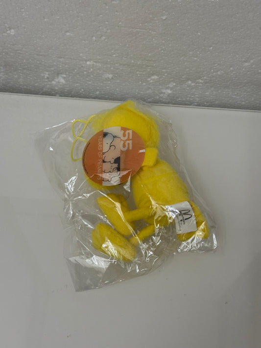 Japan McDonald x Snoppy 55th Anniversary | Woodstock - 2005 Retried Mini Plush Doll Keychain