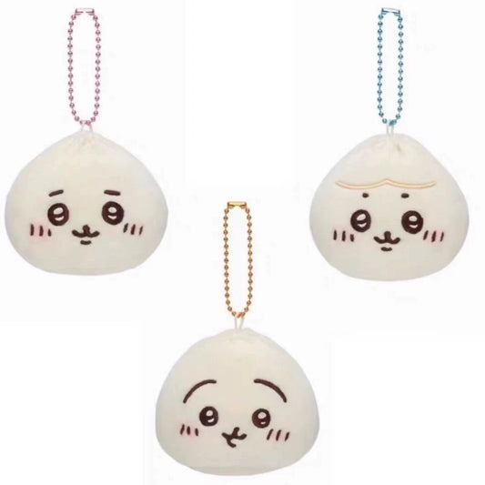 Japan ChiiKawa Chinese Bun | ChiiKawa Hachiware Usagi - Mini Plush Doll 10cm Keychain