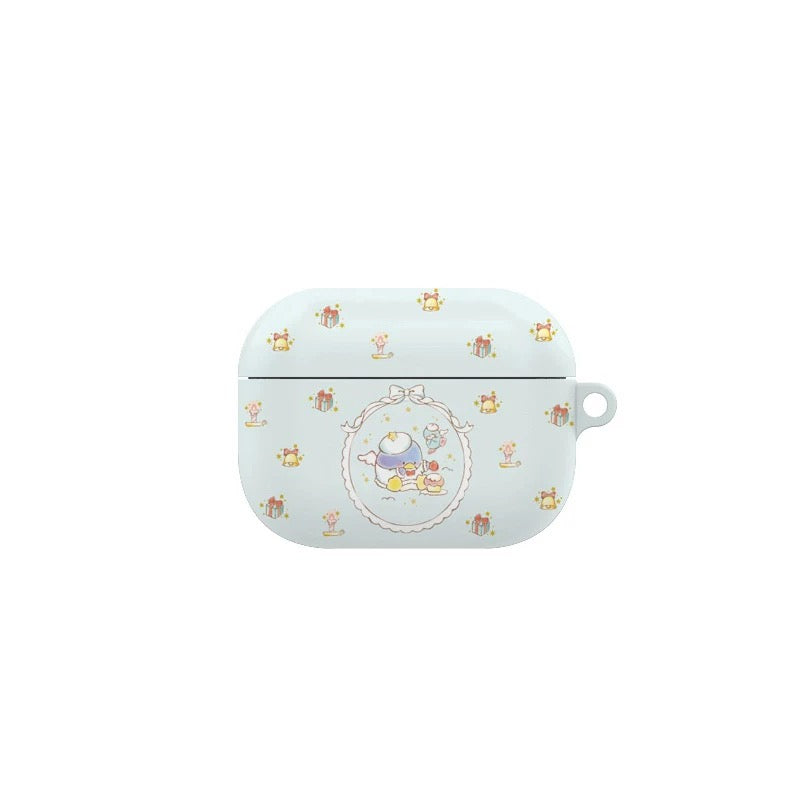 Japanese Cartoon Sanrio Sweet Angel Style | Hello Kitty Little Twin Stars My Melody Kuromi Cinnamoroll Pompompurin Pochacco Tuxedosam White Pink Blue - AirPods AirPodsPro AirPods3 AirPods4 Case KawaiiGiftLand