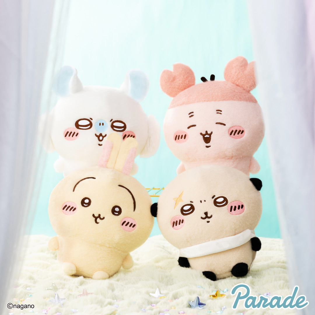 日本ちいかわ | うさぎ モモンガ ラッコ カニ かわいい ぬいぐるみ