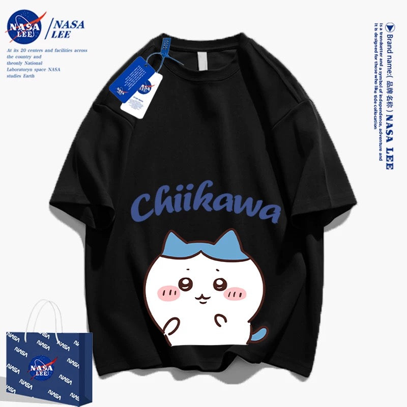 Japanese Cartoon ChiiKawa Casual Style T-Shirt Series | Lovely Hachiware - Kawaii Fashion Items