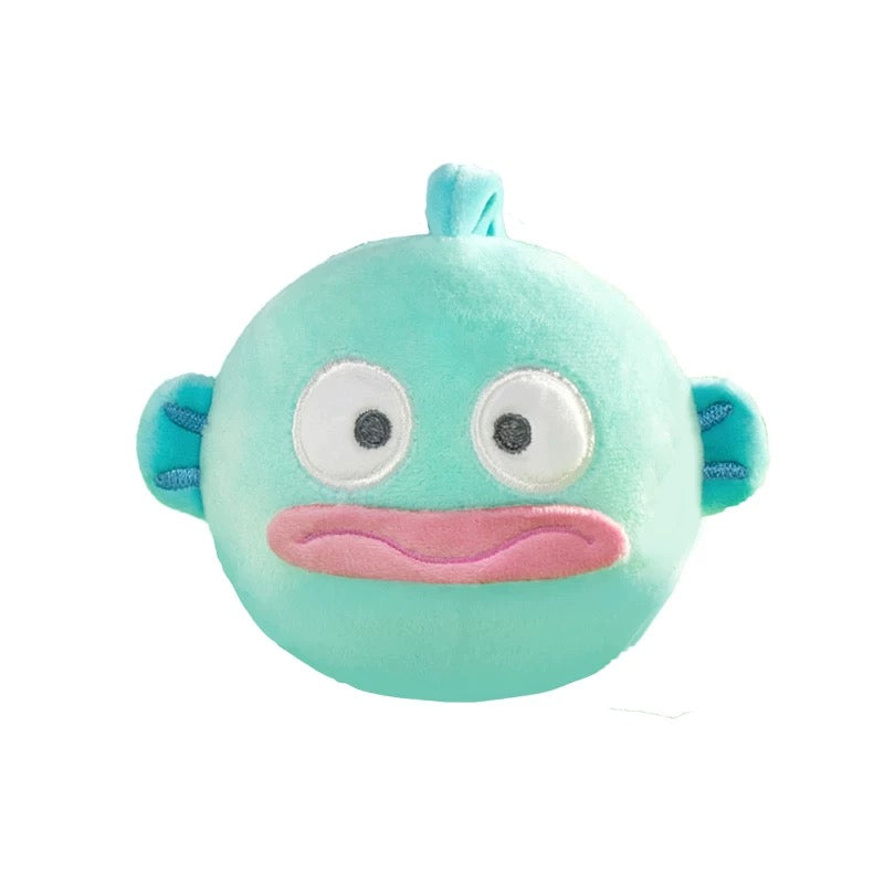 Sanrio Characters Cute Stress Relief Plush Ball Keychain Series | Hello Kitty My Melody Kuromi Pompompurin Pochacco Hangyodon - Kawaii Decoration Collectable Toys Toy Collection KawaiiGiftLand