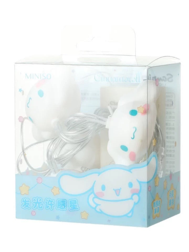 Sanrio Little LED Big Head with Stars Series Night Light | Kuromi Cinnamoroll - Room Decoration KawaiiGiftLand
