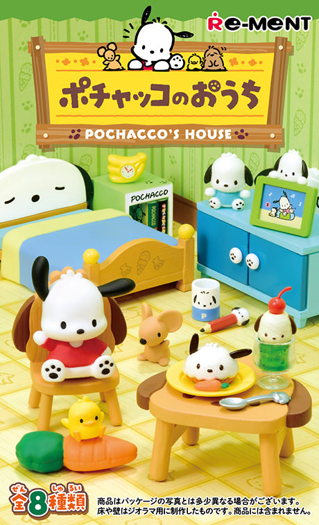 Sanrio Pochacco's House 8Pack BOX - Kawaii Miniature World Doll Room
