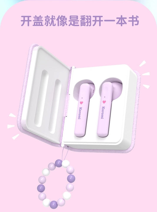Sanrio Book Style TWS Bluetooth Earphones | Hello Kitty My Melody Kuromi Cinnamoroll Pochacco