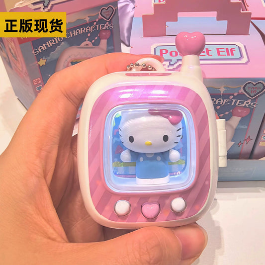 Miniso x Sanrio Characters Pocket Elf Series | Hello Kitty My Melody Kuromi Cinnamoroll Pompompurin Pochacco Keroppi Bad Badtz Maru Hangyodon AhirunoPekkle - Kawaii Collectable Toys Toy Collection
