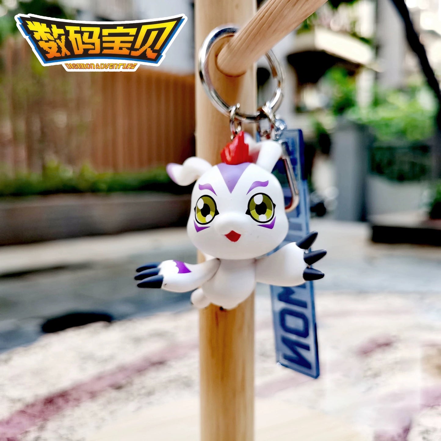 Digimon Adventure Digital Monster Keychain I Agumon Gabumon Gomamon Patamon Tailmon - Figures Toy Collections Bag Charm KawaiiGiftLand