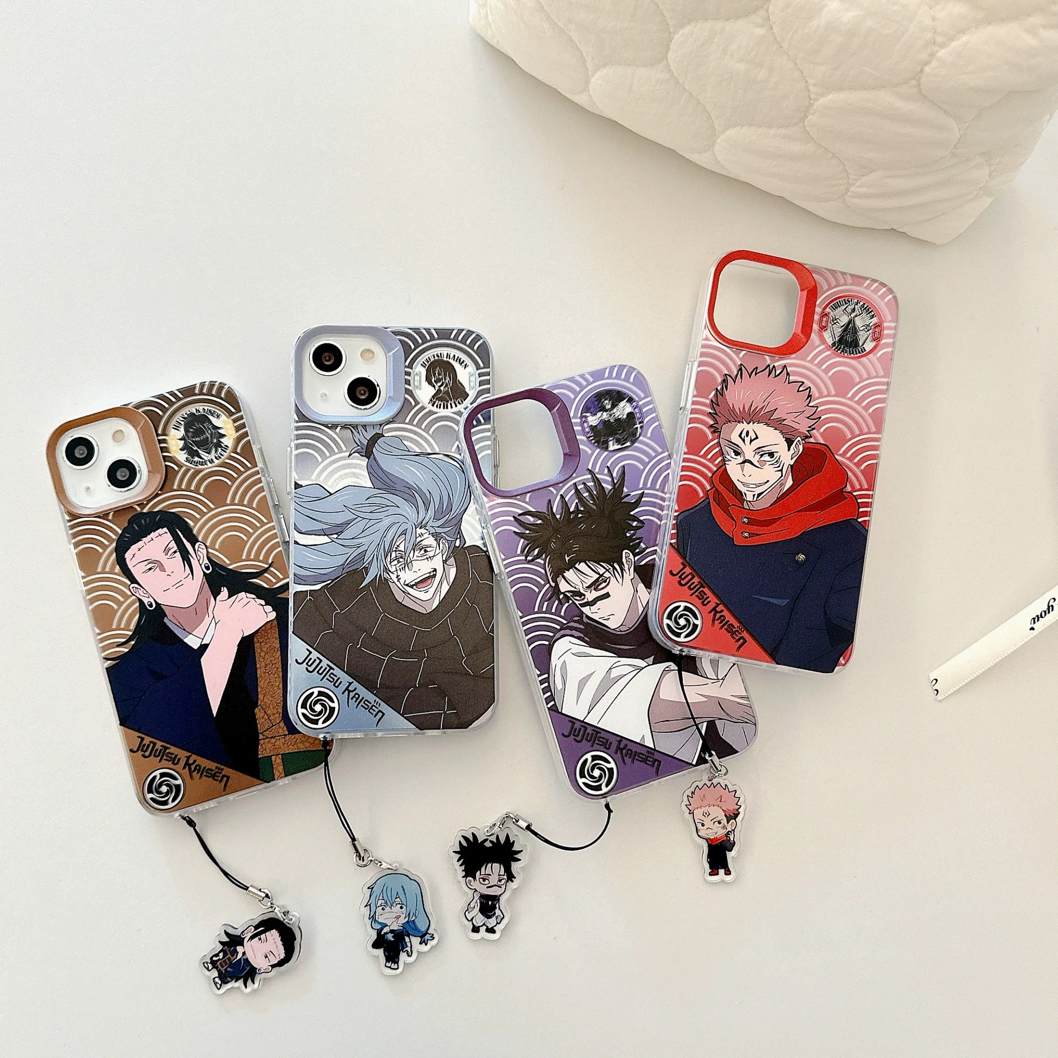 Japanese Anime Jujutsu Kaisen Phone Case with Strap Japanese Anime Jujutsu Kaisen Phone Case with Strap