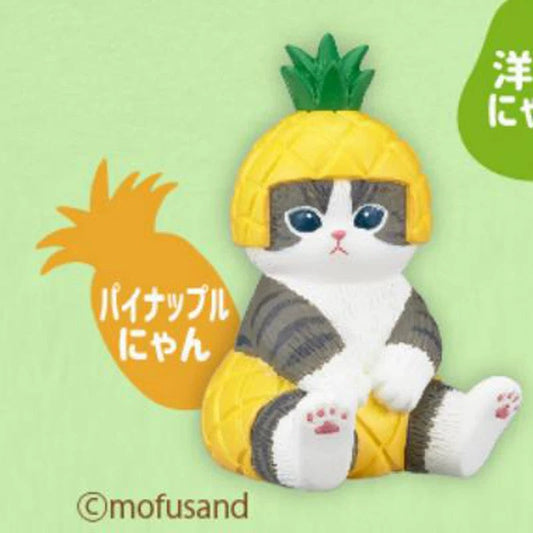 Japan Kitan Club Sanrio Mofusand Fruit Part 1 | Pineapple Pear Dragon Fruit Banana Watermelon - Full Set of 5 KawaiiGiftLand