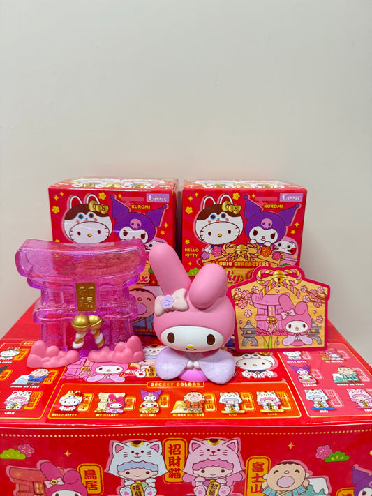 Mystery Blind Box Sanrio Characters Vinly Figure Lucky Box | Series A & B My Melody Torii - Kawaii Collectable Toys