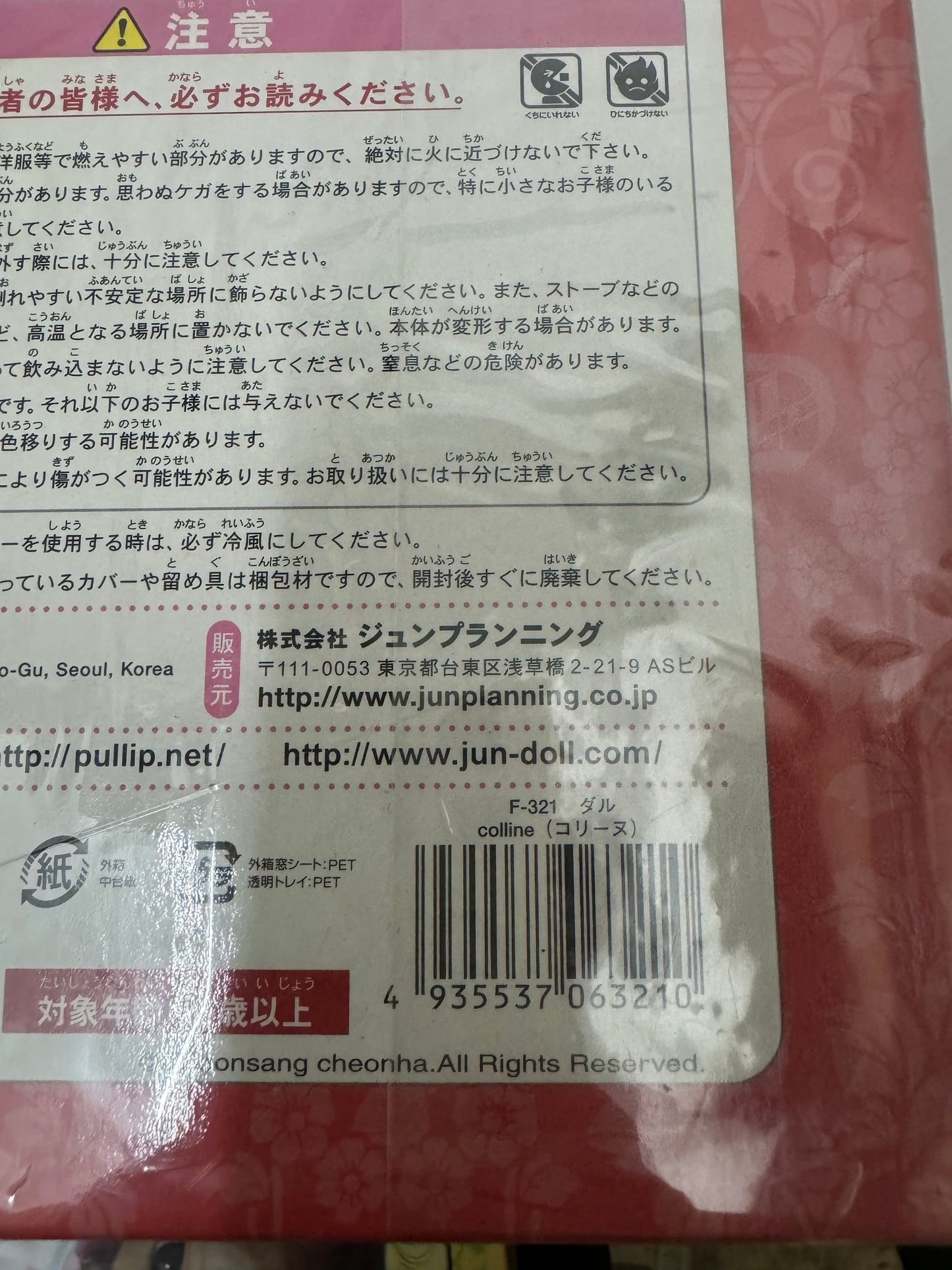 JUN Planning Dal | Colline - Coutry Style Doll F-321 Apr 2008 Retired KawaiiGiftLand