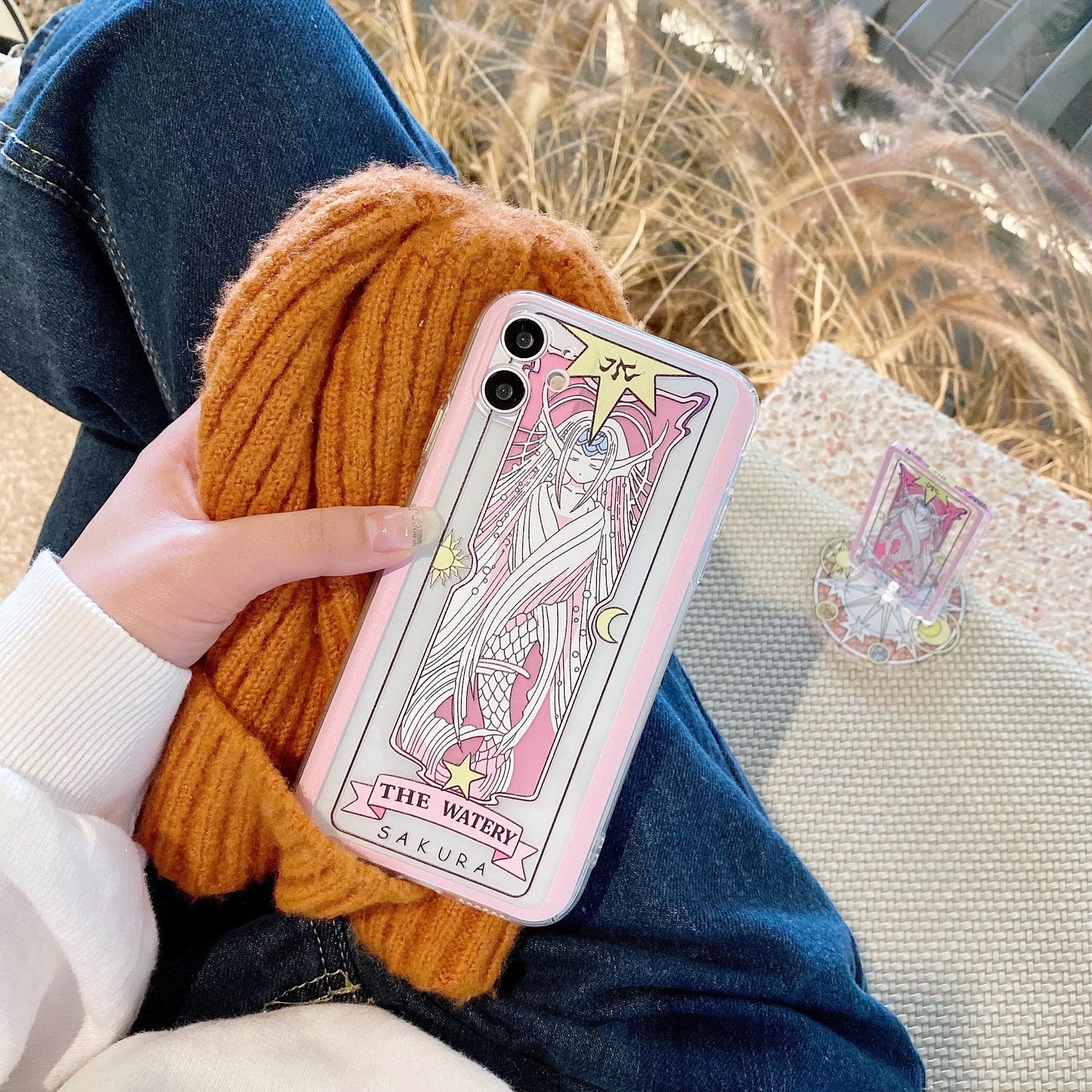 Cardcaptor Sakura Card Version Part 6 with Stand & Strap | The Flower & The Watery - Phone Case Samsung Galaxy S26 S25 S24 S23 S22 S21 FE Ultra Edge