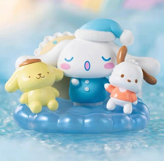 Sanrio x Toptoy Sweet Dream Cinnamoroll Pajamas on Cloud Figure Toy Collection KawaiiGiftLand