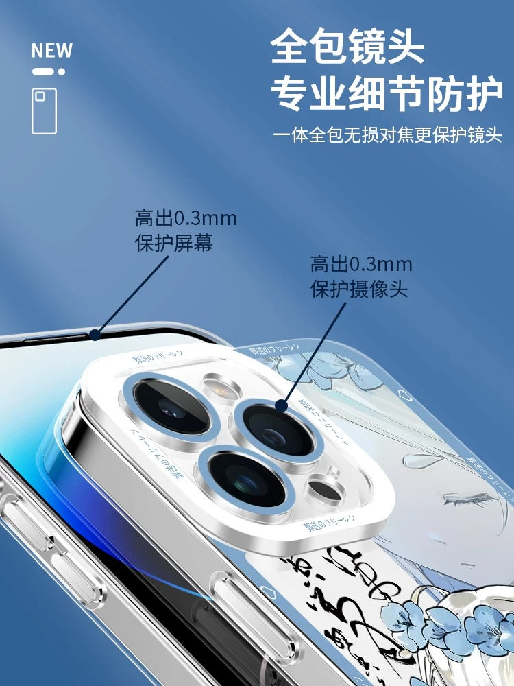 Japanese Anime FRIEREN | Frieren & Fern 6 Styles - iPhone Case PLUS SE2 XS XR X 11 12 13 14 15 16 16e 17 17e Pro Promax 12mini 13mini