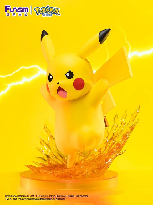 Pokemon Characters Figure 17cm Pikachu Thunderbolt - Toy Collection KawaiiGiftLand
