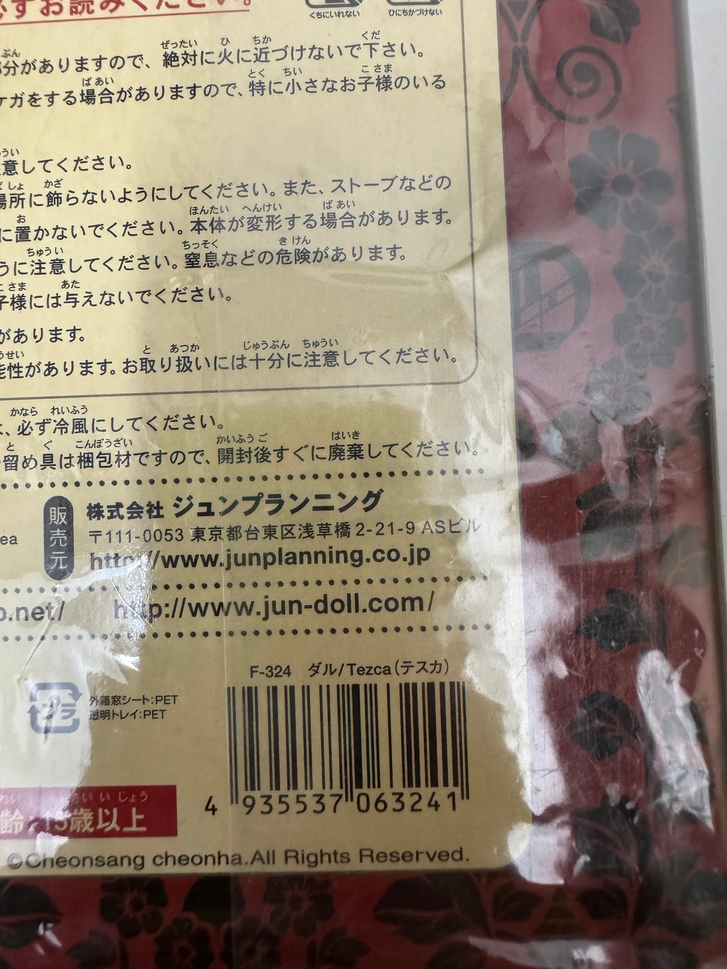 JUN Planning Dal | Tezca - Halloween Punk Style Doll F-324 Sep 2008 Retired KawaiiGiftLand
