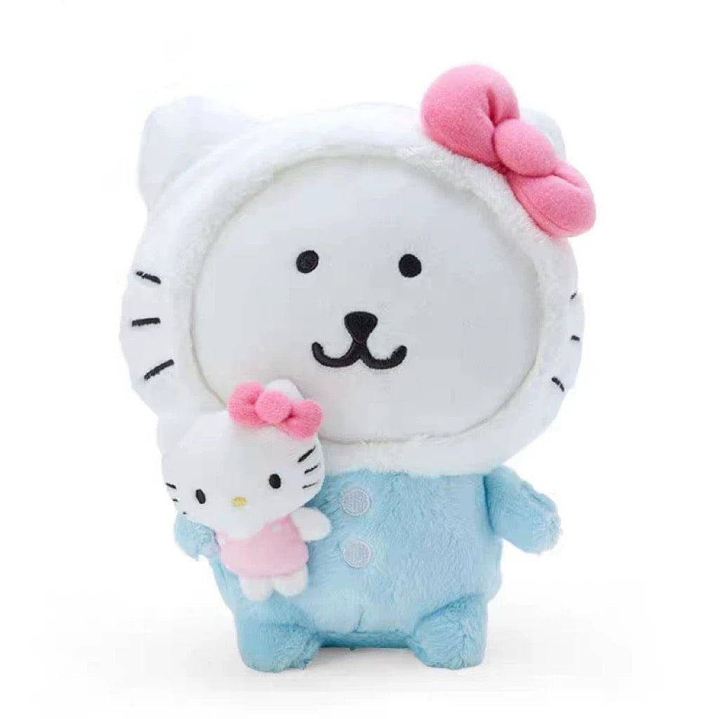 Japan ChiiKawa X Nagano X Sanrio | ChiiKawa Hachiware Usagi Hello Kitty My Melody Cinnamoroll Pompompurin Pochacco Japanese Food - Plush Doll 20cm Keychain 10cm KawaiiGiftLand