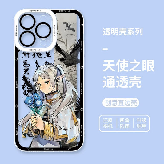 Japanese Anime FRIEREN | Frieren & Fern 6 Styles - iPhone Case PLUS SE2 XS XR X 11 12 13 14 15 16 16e 17 17e Pro Promax 12mini 13mini