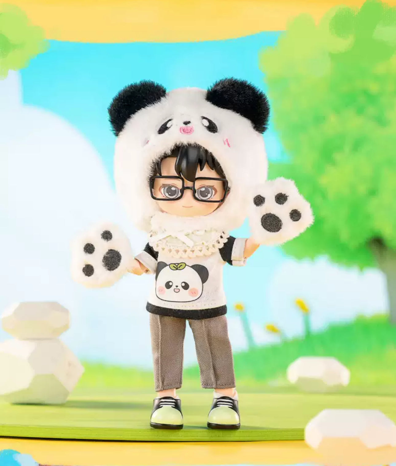 Simon Toys Peetsoon | Amusement Park Animals Ver Students - 1/12 ob11 11cm BJD Doll Ball Joint Doll Collectible Toys Cute Boy Mystery Blind Box KawaiiGiftLand