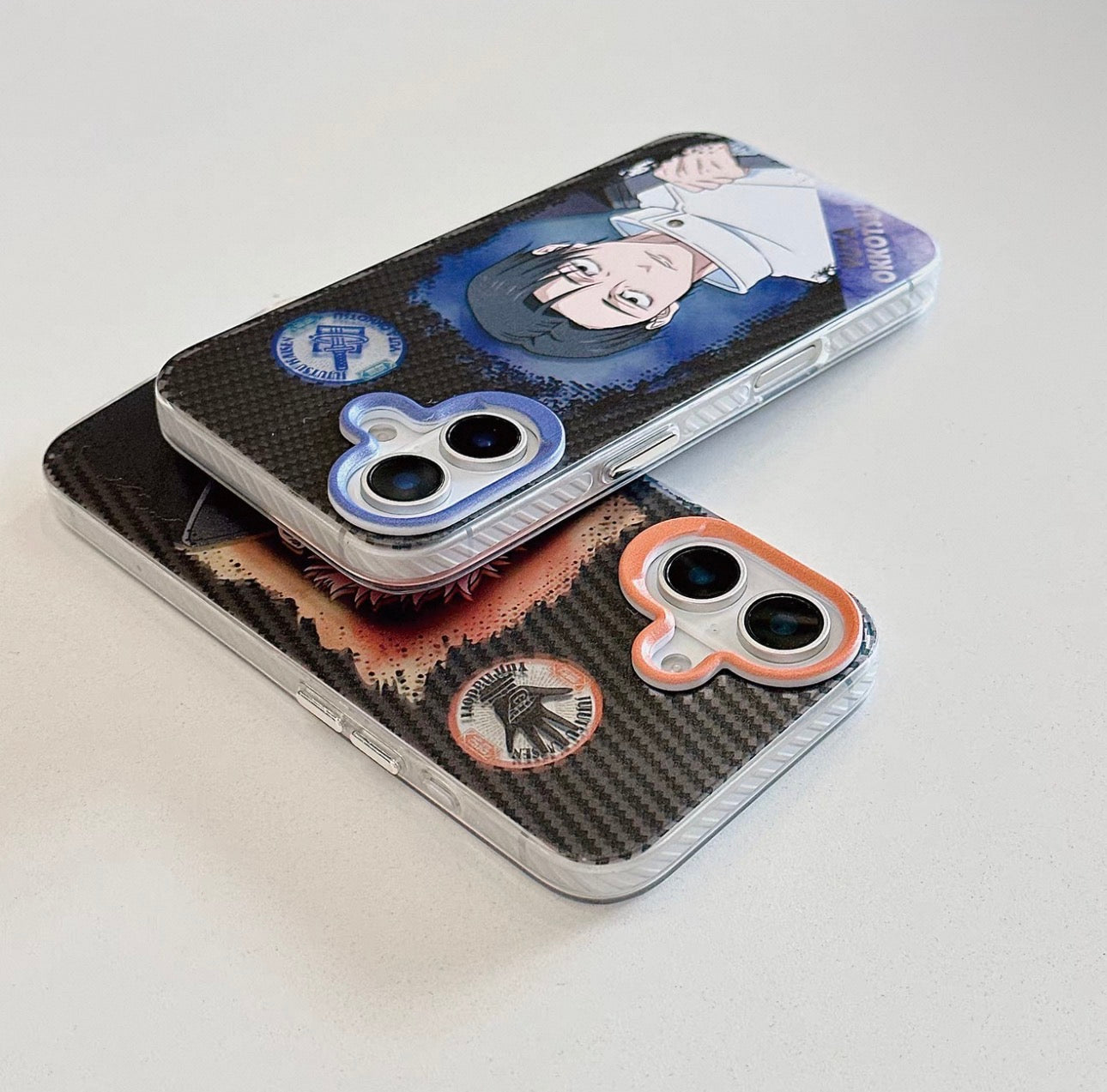 Japanese Anime Jujutsu Kaisen Laser Case Dark Background Version | Yuji Yuta Megumi Choso - iPhone Case PLUS SE2 11 12 13 14 15 16 16e 17 17e Pro Promax 12mini 13mini
