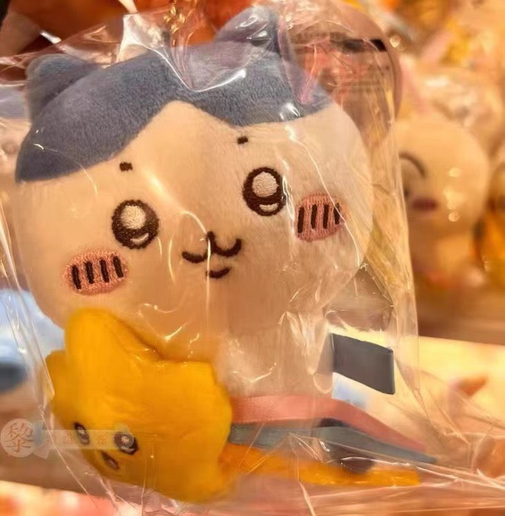 Japan ChiiKawa with Shooting Star | ChiiKawa Hachiware Usagi - Mini Plush Doll Keychain KawaiiGiftLand