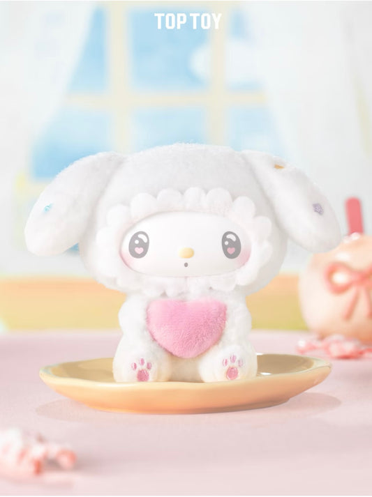 TopToy Sanrio Characters My Melody 50th Anniversary Pastel Milky Candy | Cherry Melon Blueberry Lemon Heart Milk - Collectable Toys Mystery Blind Box