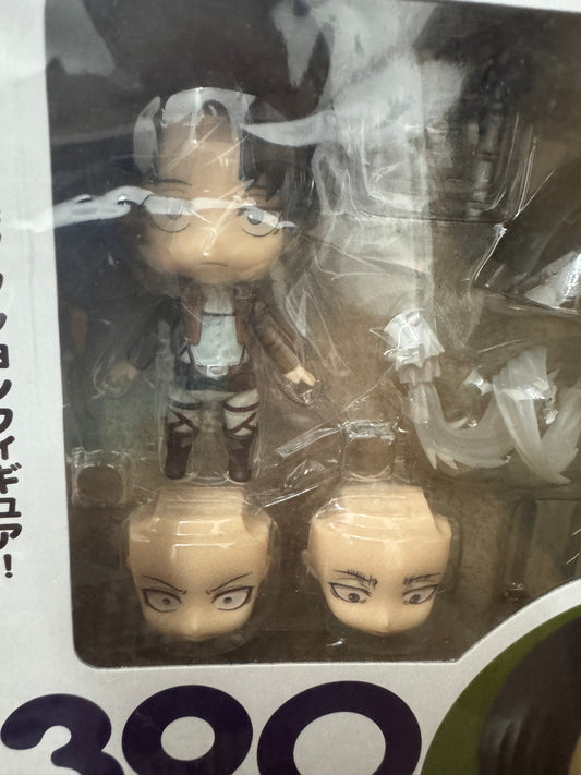 Japan GSC Nendoroid Series | 390 Levi Ackerman Attack on Titan - 2014 Retried PVC FIGURE DOLL Toy Collection