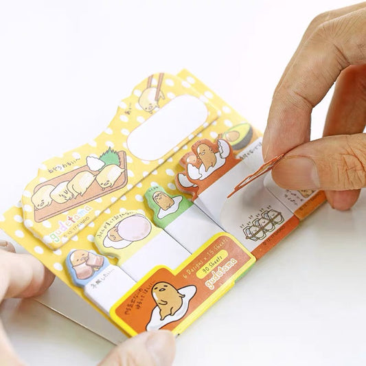 Sanrio Japan Cute Cartoon Memo Stickers Part 1 | Hello Kitty Little Twin Stars My Melody Cinnamoroll Pompompurin Gudetama - 90Sheets KawaiiGiftLand