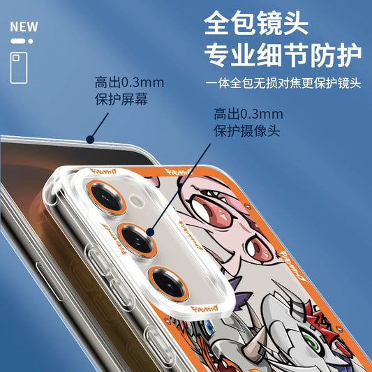 Anime Digimon Digital Monster Evolution Verison | Tailmon - Phone Case Samsung Galaxy S25 S24 S23 S22 S21 FE Ultra - KawaiiGiftLand
