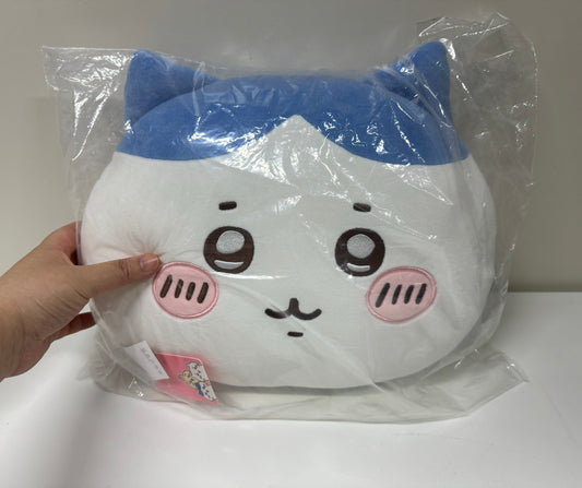 ChiiKawa X Miniso | ChiiKawa Hachiware Usagi - Hachiware Big Face Cushion Plush Doll Kawaii items Room Decoration doll