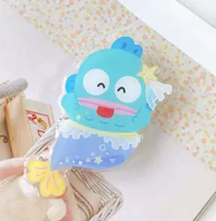 Japanese Cartoon Pastel Mermaid | My Melody Kuromi Cinnamoroll Pompompurin Pochacco Hangyodon Phone Stand KawaiiGiftLand