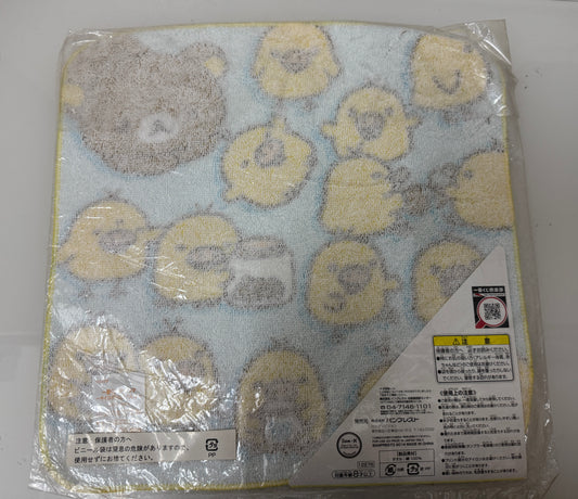 Banpresto Relax Bear Kuma | Face Towel Rilakkuma with many Kiiroitori - Retired 2014