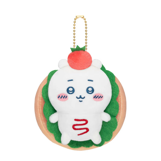 Japan ChiiKawa Bakery Series | ChiiKawa Hachiware Usagi Lay on Sandwich Plush Doll Keychain Kawaii items Room Decoration doll - KawaiiGiftLand