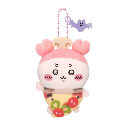 Japan ChiiKawa Halloween 2024 Series | ChiiKawa Hachiware Usagi Momonga Crab Black Cat and Pizza Plush Doll Keychain Kawaii items Room Decoration doll KawaiiGiftLand