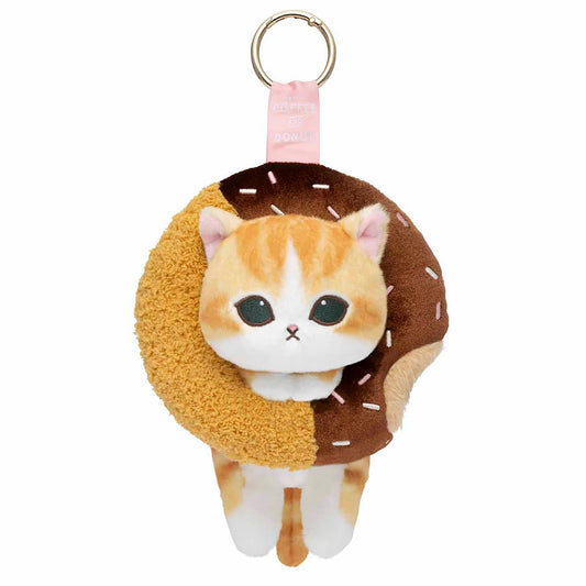 Japan Mofusand Doughnut Series | Mofusand Cat in Doughnut Cute Plush Doll Keychain - Kawaii items Room Decoration Doll