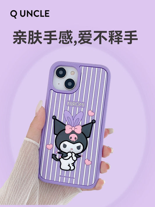 Sanrio Silicone Full Protect Phone Case | Hello Kitty My Melody Kuromi Cinnamoroll - iPhone Case 13 14 15 Pro Promax KawaiiGiftLand
