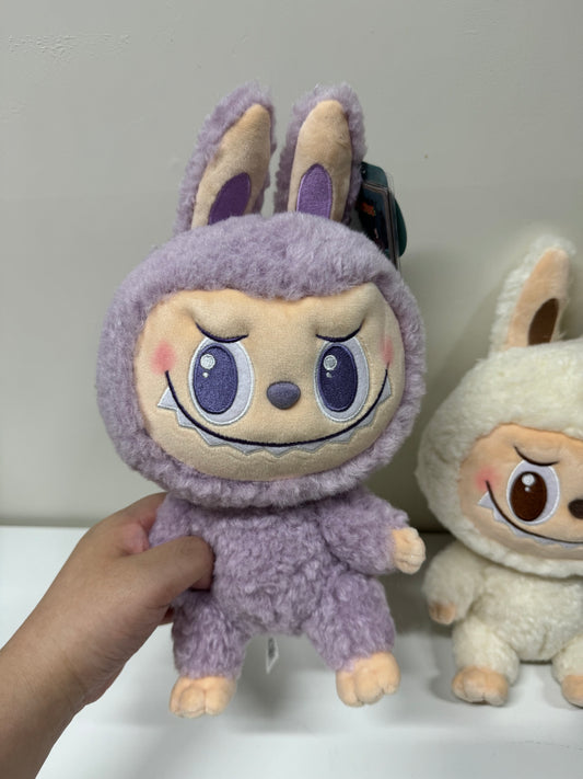Popmart Popland Limited Edition | Macaron Pastel Plush Doll Zimomo Labubu White Purple - Kasing Lung 20cm Plush Doll Kawaii items Room Decoration doll