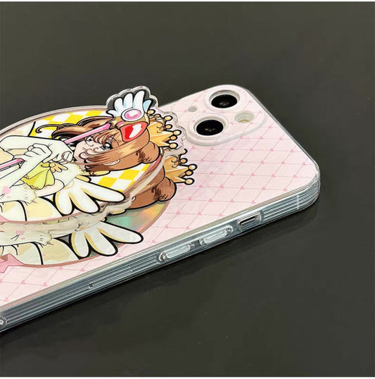 Japanese Cartoon Phone Stand | Sakura & Kero Chan KawaiiGiftLand