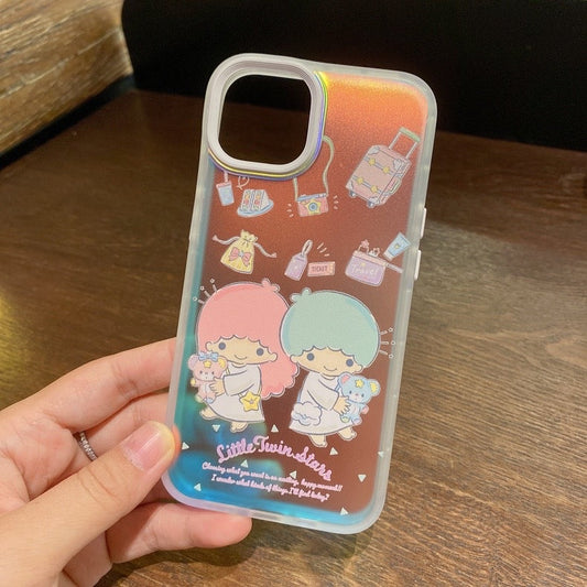 Japanese Cartoon Laser Style | LTS MM PP - iPhone Case iPhone 11 12 13 14 15 Pro Promax KawaiiGiftLand
