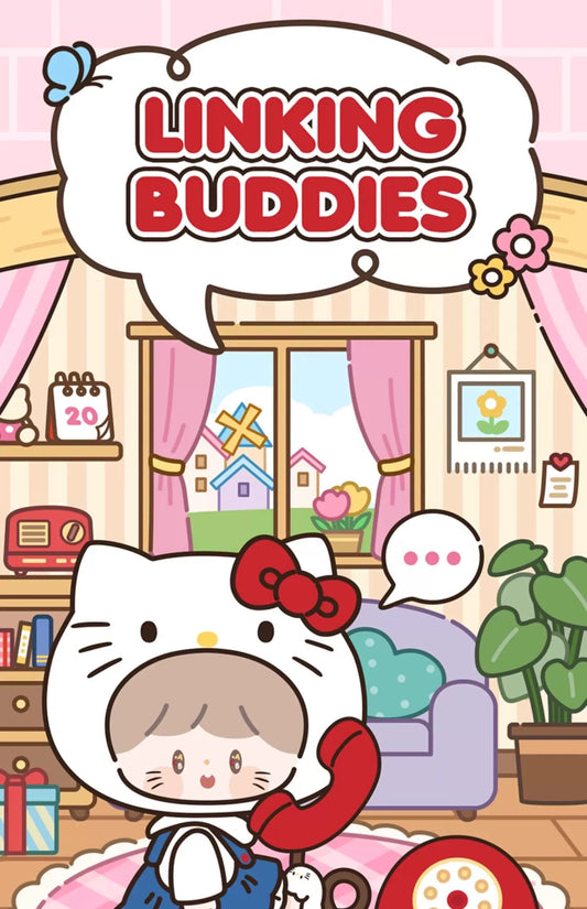 zZoton x Sanrio Characters Linking Buddies | Hello Kitty 33cm Big Joint Plush Doll - Collectable Toys