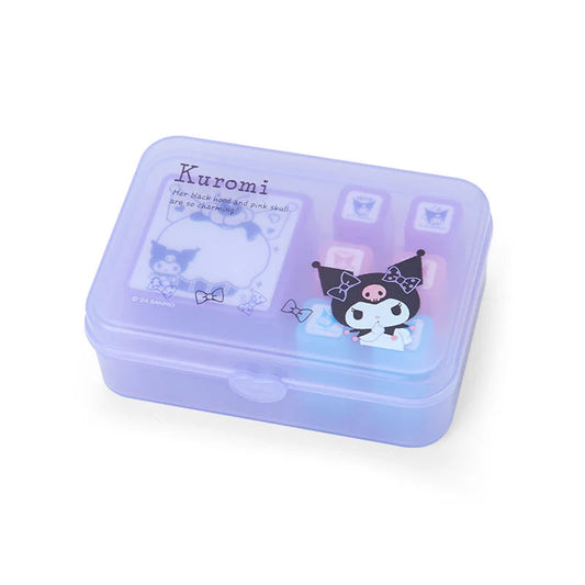 Sanrio Japan Kuromi Stamp Set with Oil Ink - Kawaii Stationery KawaiiGiftLand
