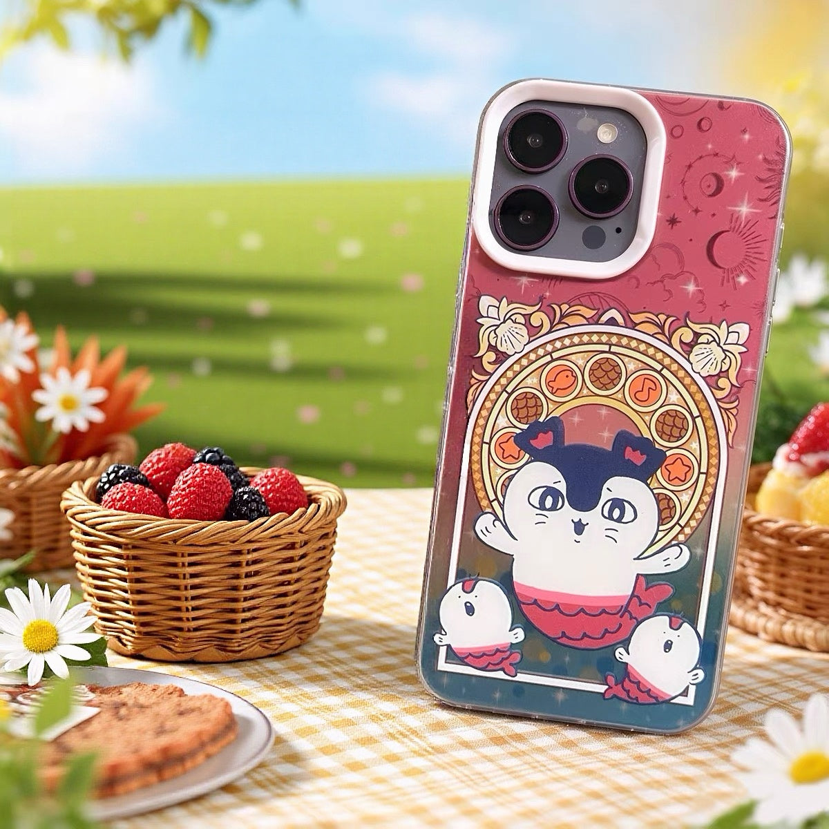 Japanese Cartoon ChiiKawa The Movie : The Secret Of The Mermaid Island Part 2 | Group & Siren 3 Styles - Phone Case Samsung Galaxy S26 S25 S24 S23 S22 S21 FE Ultra Edge