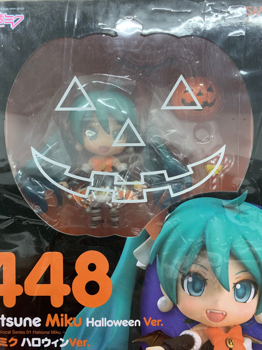 Japan GSC Nendoroid Series | 448 Halloween Miku - 2014 1st Edition Retried PVC FIGURE DOLL Toy Collection