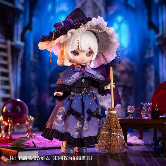 Simon Toys Halloween Lolita Doll Outfits | Magic Witch - 1/12 ob11 11cm BJD Doll Ball Joint Doll