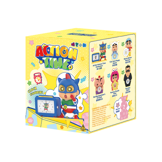 TOPTOY Crayon Shin-chan Action Time Series clock figurine blind box packaging