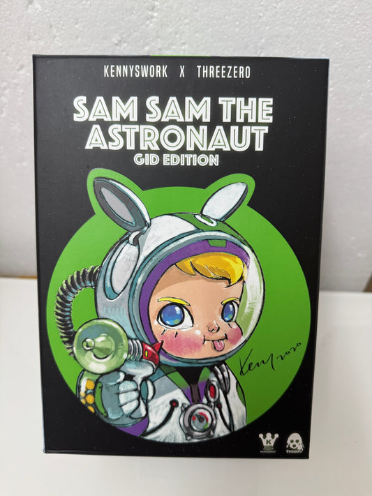 Kenny Wong X ThreeZero Sam Sam Characters | The Astronaut GID Edition - Super Limited Rare Toy Collection