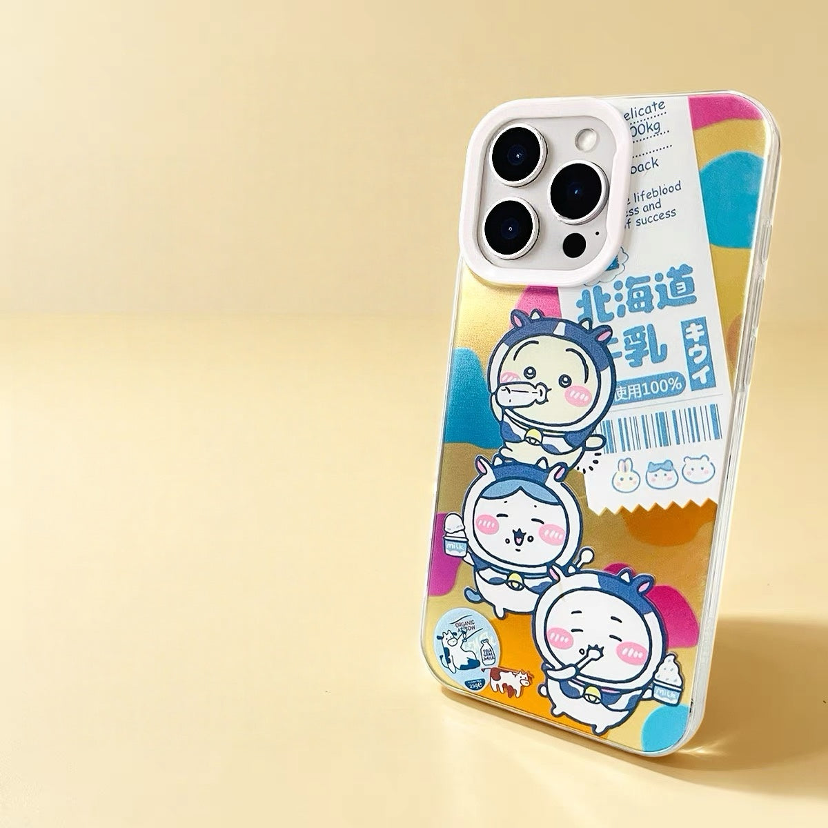 Japanese Cartoon Sanrio メリーゴーランド | クロミと仲間たち レーザーカラークリア - iPhone ケース 11 12 13 14 15 16 Pro Promax