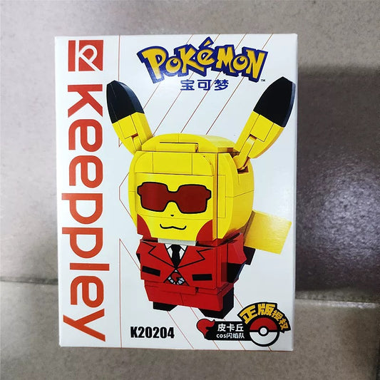 Pokemon Pikachu Cosplay Role Build Blocks | Team Aqua Rocket Galactic Flare - Building Blocks Toy Collections