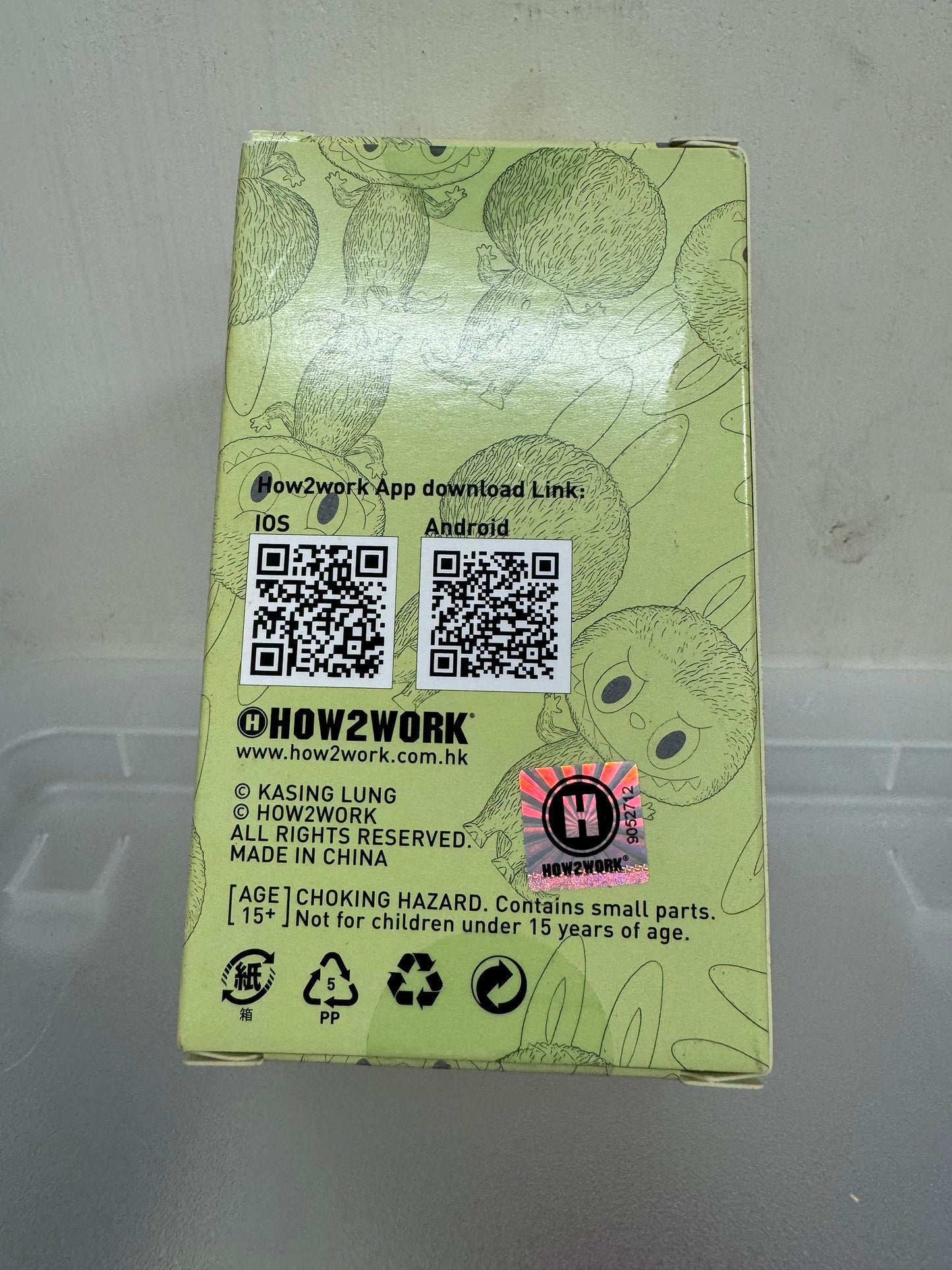 How2work Mini Zimomo Transparent Yellow Purple ver Limited Edition Retired Rare KawaiiGiftLand